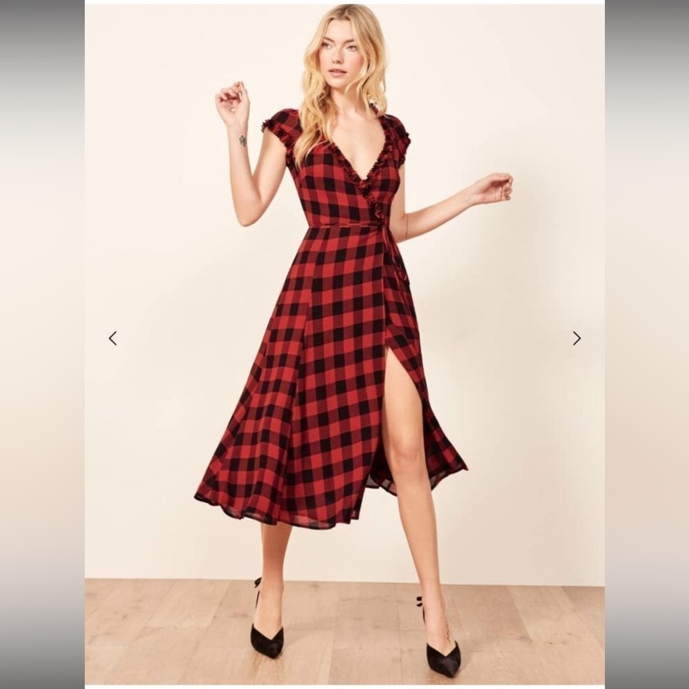 Reformation Gwenyth Dress In Pancake